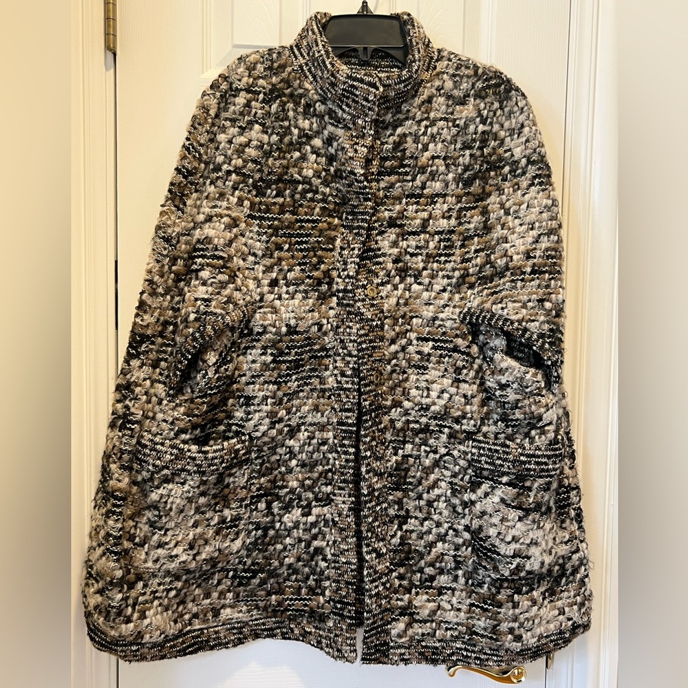 Zara wool blend cape
